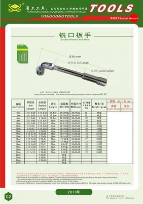 甬工工具L型與銑口套筒扳手 專業品質的工業工具適配方案